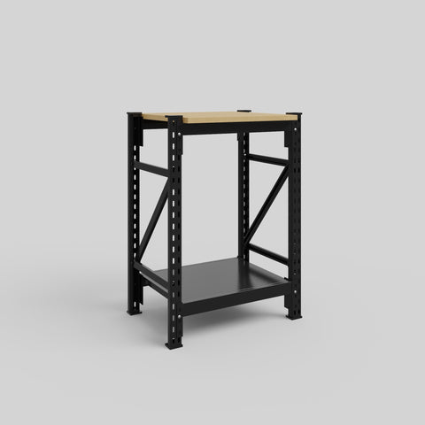 Longspan Work Bench - Steel Shelves
