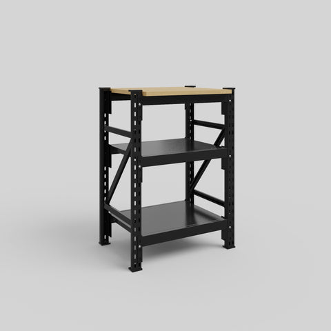 Longspan Work Bench - Steel Shelves