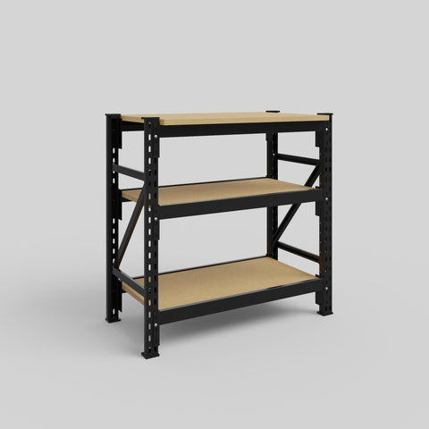 Longspan Work Bench - Particleboard Shelves