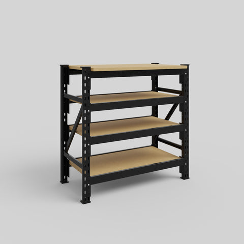 Longspan Work Bench - Particleboard Shelves