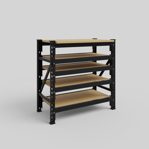 Longspan Work Bench - Particleboard Shelves