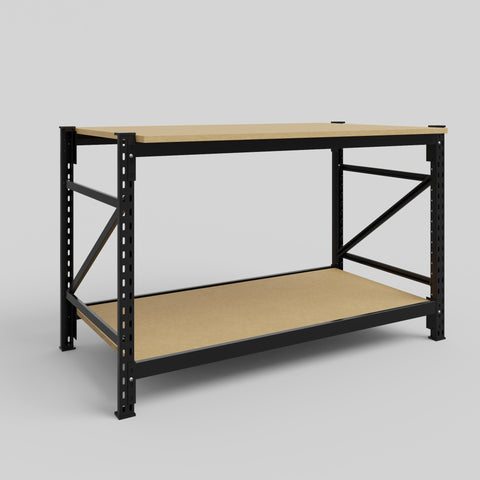 Longspan Work Bench - Particleboard Shelves