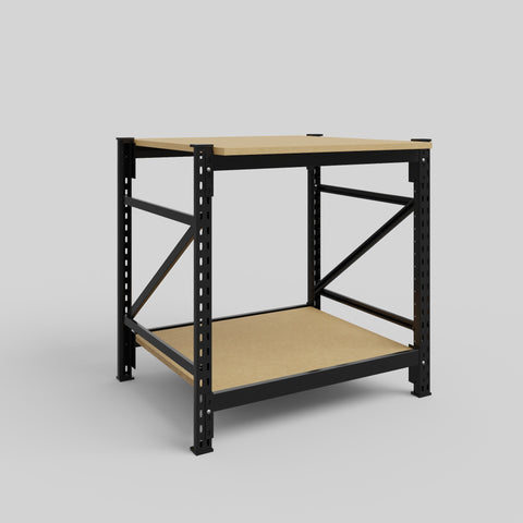 Longspan Work Bench - Particleboard Shelves