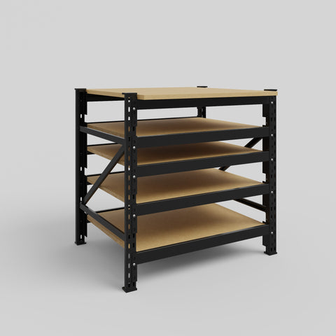 Longspan Work Bench - Particleboard Shelves