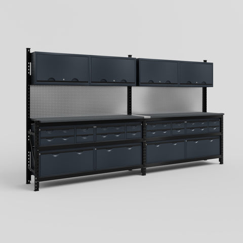 Module 8 Double with Overhead Cabinets