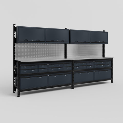 Module 8 Double with Overhead Cabinets