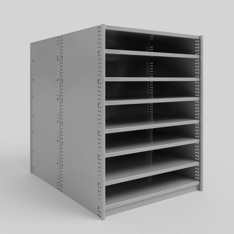 RUT Shelving - Double Sided - Full Bay: H1200 x W900 x D600/D600mm