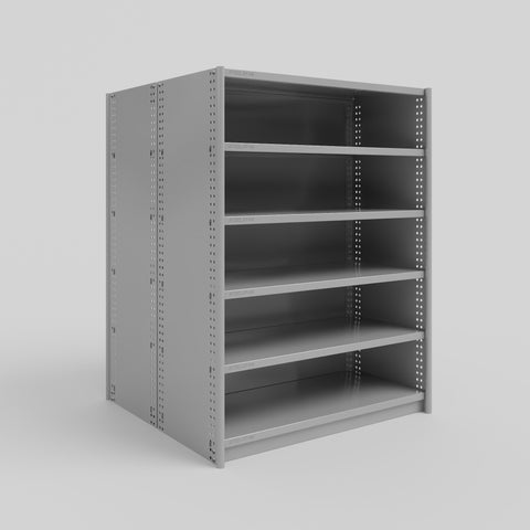 RUT Shelving - Double Sided - Full Bay: H1200 x W900 x D400/D400mm