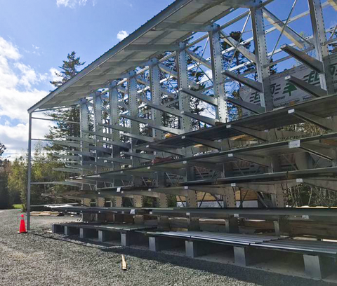 Cantilever Rack - Double Sided - Heavy Duty - Hot Dip Galvanized - Add-On Bay - Height 4572mm