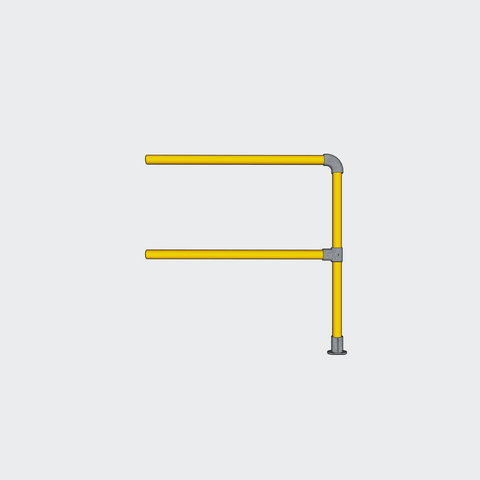 Warehouse Pedestrian Safety Fence - End Bay