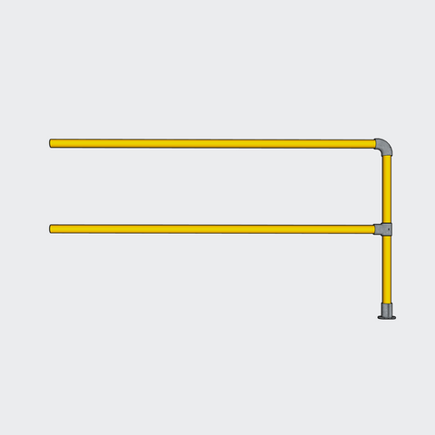 Warehouse Pedestrian Safety Fence - End Bay