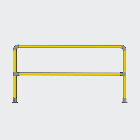 Warehouse Pedestrian Safety Fence - Stand Alone Bay