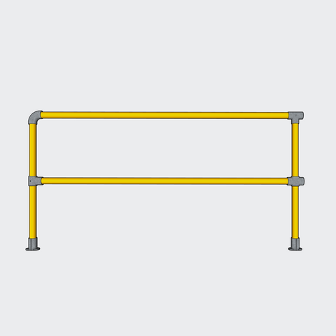 Warehouse Pedestrian Safety Fence - Starter Bay