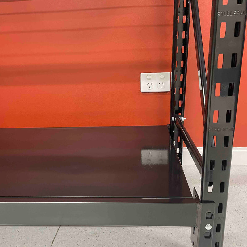 Longspan Metal Shelving - 3100mm High - Full Bay - Steel Shelf