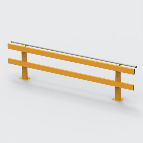 AV024 - 4M Verge Safety Barrier HD Series 1000mm high with handrail