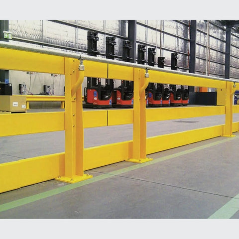 AV025 - 5M Verge Safety Barrier HD Series 1000mm high with handrail