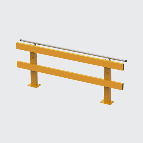 AV027 - 2.5M Verge Safety Barrier HD Series 1000mm high with handrail