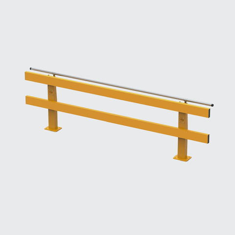 AV028 - 3.5M Verge Safety Barrier HD Series 1000mm high with handrail