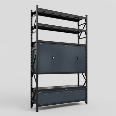 C2 Modular Cabinet System with Shelves - H3100mm x W1920mm
