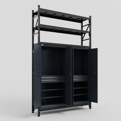 C2 Modular Cabinet System with Shelves - H3100mm x W1920mm