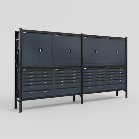 C22 Modular Cabinet System - H2100mm x W3780mm