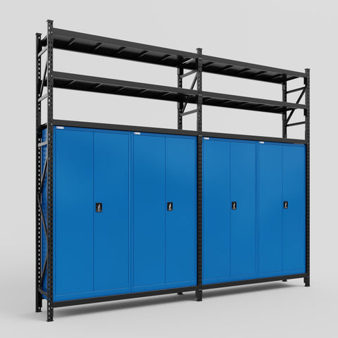 C22 Modular Cabinet System with Shelves - H3100mm x W3780mm