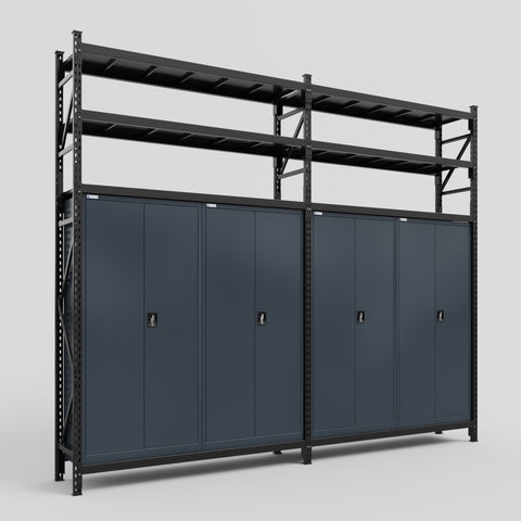 C22 Modular Cabinet System with Shelves - H3100mm x W3780mm