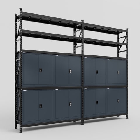 C22 Modular Cabinet System with Shelves - H3100mm x W3780mm