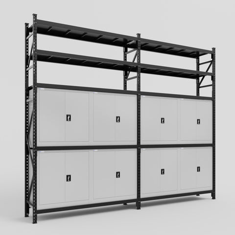 C22 Modular Cabinet System with Shelves - H3100mm x W3780mm