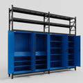 C22 Modular Cabinet System with Shelves - H3100mm x W3780mm