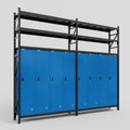 C22 Modular Cabinet System with Shelves - H3100mm x W3780mm