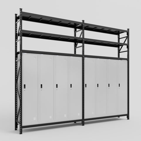 C22 Modular Cabinet System with Shelves - H3100mm x W3780mm