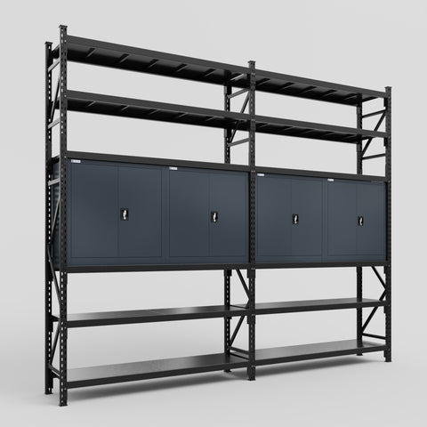 C22 Modular Cabinet System with Shelves - H3100mm x W3780mm