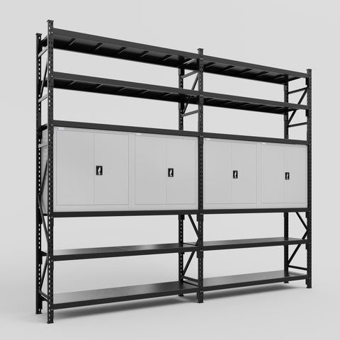 C22 Modular Cabinet System with Shelves - H3100mm x W3780mm