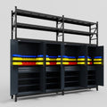 C22 Modular Cabinet System with Shelves - H3100mm x W3780mm