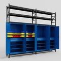 C22 Modular Cabinet System with Shelves - H3100mm x W3780mm