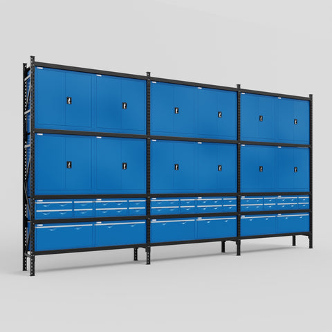 C222 Modular Cabinet System - H3100mm x W5640mm