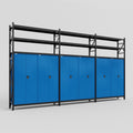 C222 Modular Cabinet System with Shelves - H3100mm x W5640mm