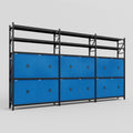 C222 Modular Cabinet System with Shelves - H3100mm x W5640mm