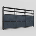 C222 Modular Cabinet System with Shelves - H3100mm x W5640mm