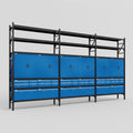 C222 Modular Cabinet System with Shelves - H3100mm x W5640mm