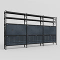 C222 Modular Cabinet System with Shelves - H3100mm x W5640mm