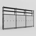 C222 Modular Cabinet System with Shelves - H3100mm x W5640mm