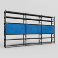 C222 Modular Cabinet System with Shelves - H3100mm x W5640mm