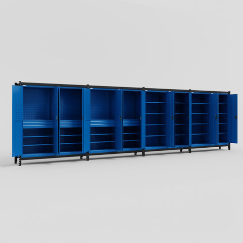 C2222 Modular Cabinet System - H2100mm x W7500mm