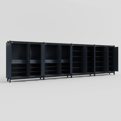 C2222 Modular Cabinet System - H2100mm x W7500mm