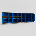 C2222 Modular Cabinet System - H2100mm x W7500mm