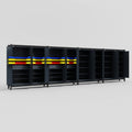 C2222 Modular Cabinet System - H2100mm x W7500mm