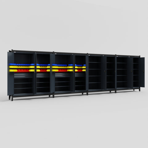 C2222 Modular Cabinet System - H2100mm x W7500mm