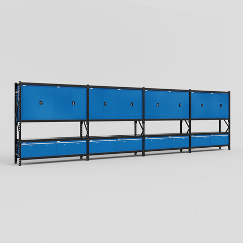 C2222 Modular Cabinet System - H2100mm x W7500mm
